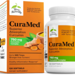 Curamed 750 Mg - Antioxidant Supplement for Brain & Heart Health Support - Supplement with High-Potency Curcumin Complex - Kidney, Liver & Immune Health Support - 120 Softgels (1 Pack)