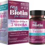 Mybiotin Proclinical – Thicker Hair Starting in 3 Weeks & Fights Wrinkles - MB40X Patented Biotin Vitamin B7 Matrix W/Astaxanthin - 40X More Soluble Vs Ordinary Biotin, 30 Veg Capsules