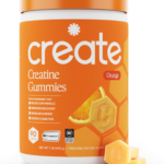 Creatine Monohydrate Gummies for Men & Women, Boost Focus, Strength, and Endurance, Anti-Melting Formula, Vegan, Gluten-Free, Non-Gmo, 1.5G of Creatine per Gummy (Orange)