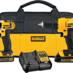 20V MAX Cordless Drill and Impact Driver, Power Tool Combo Kit , Includes 2 Batteries, Charger and Bag (DCK240C2)